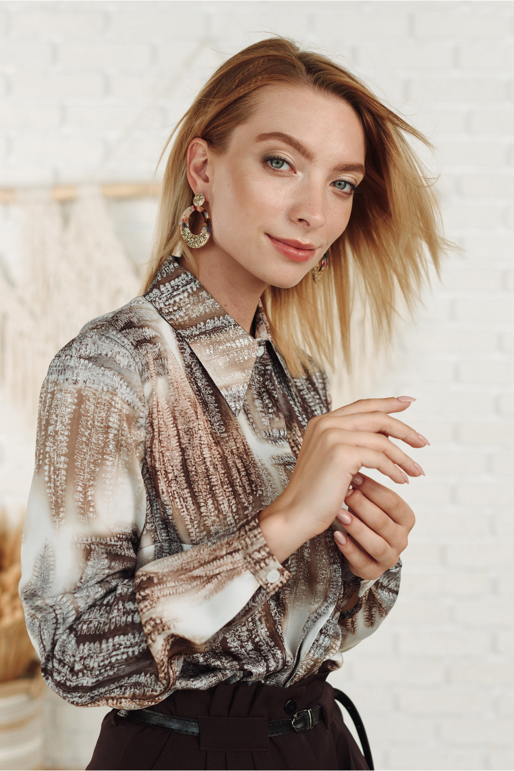 Блузка 5925 Мокко