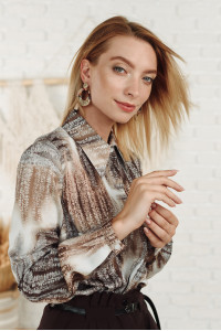 Блузка 5925 Мокко