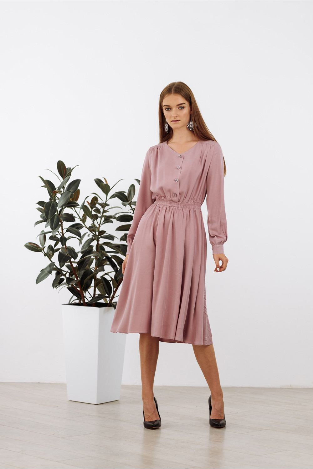 Платье 5936 Фрезовый