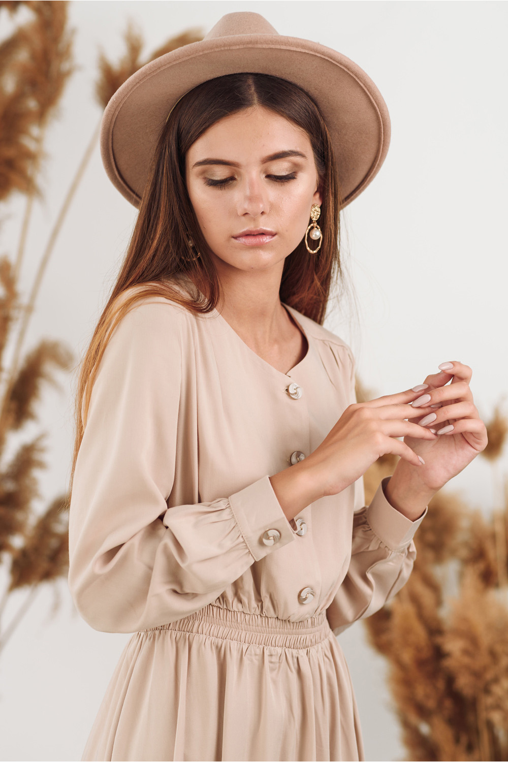 Платье 5936 Бежевый