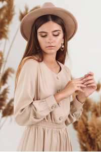 Платье 5936 Бежевый