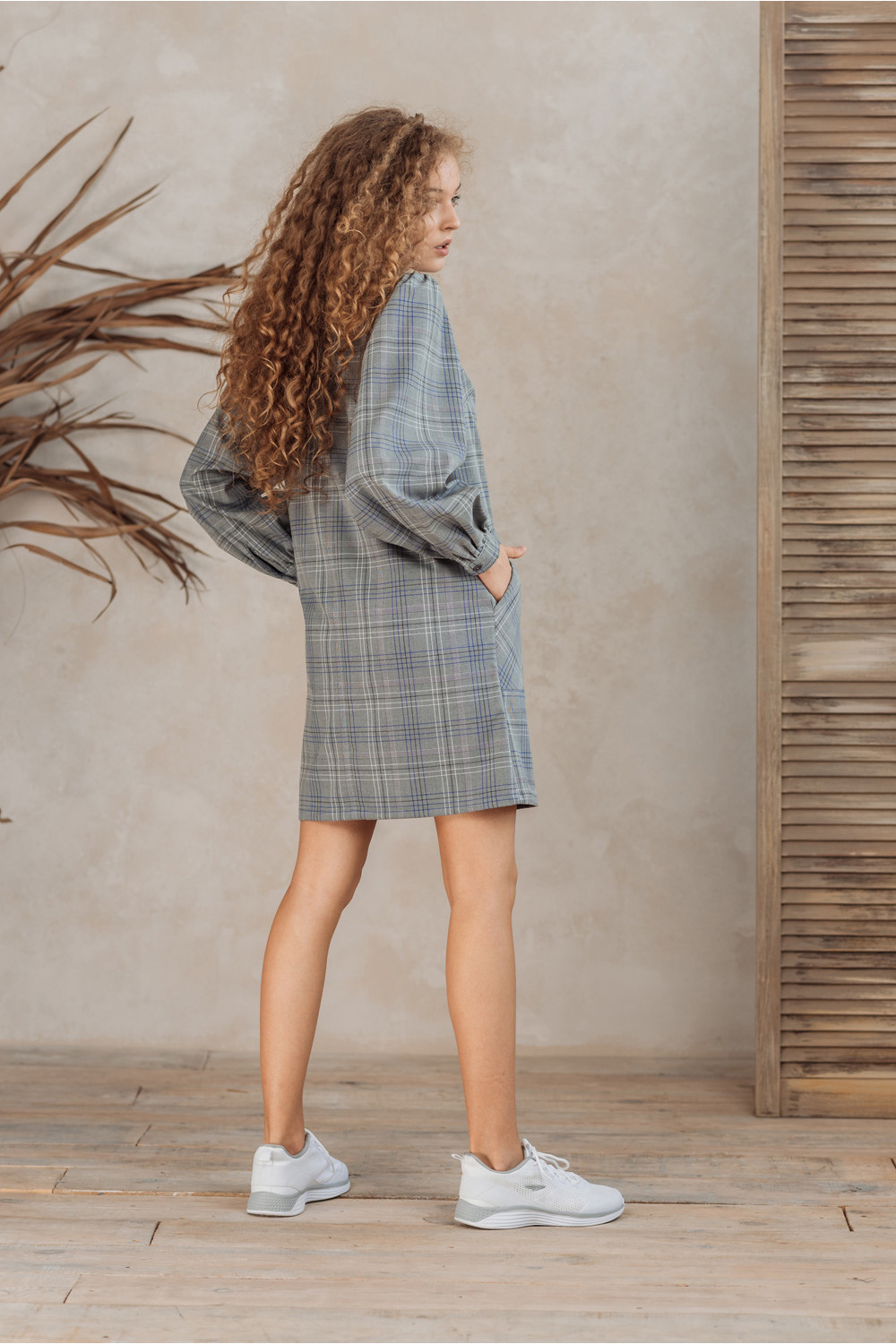 Платье 5971 Серо-голубой