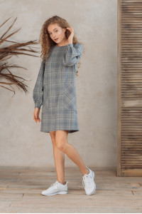 Платье 5971 Серо-голубой