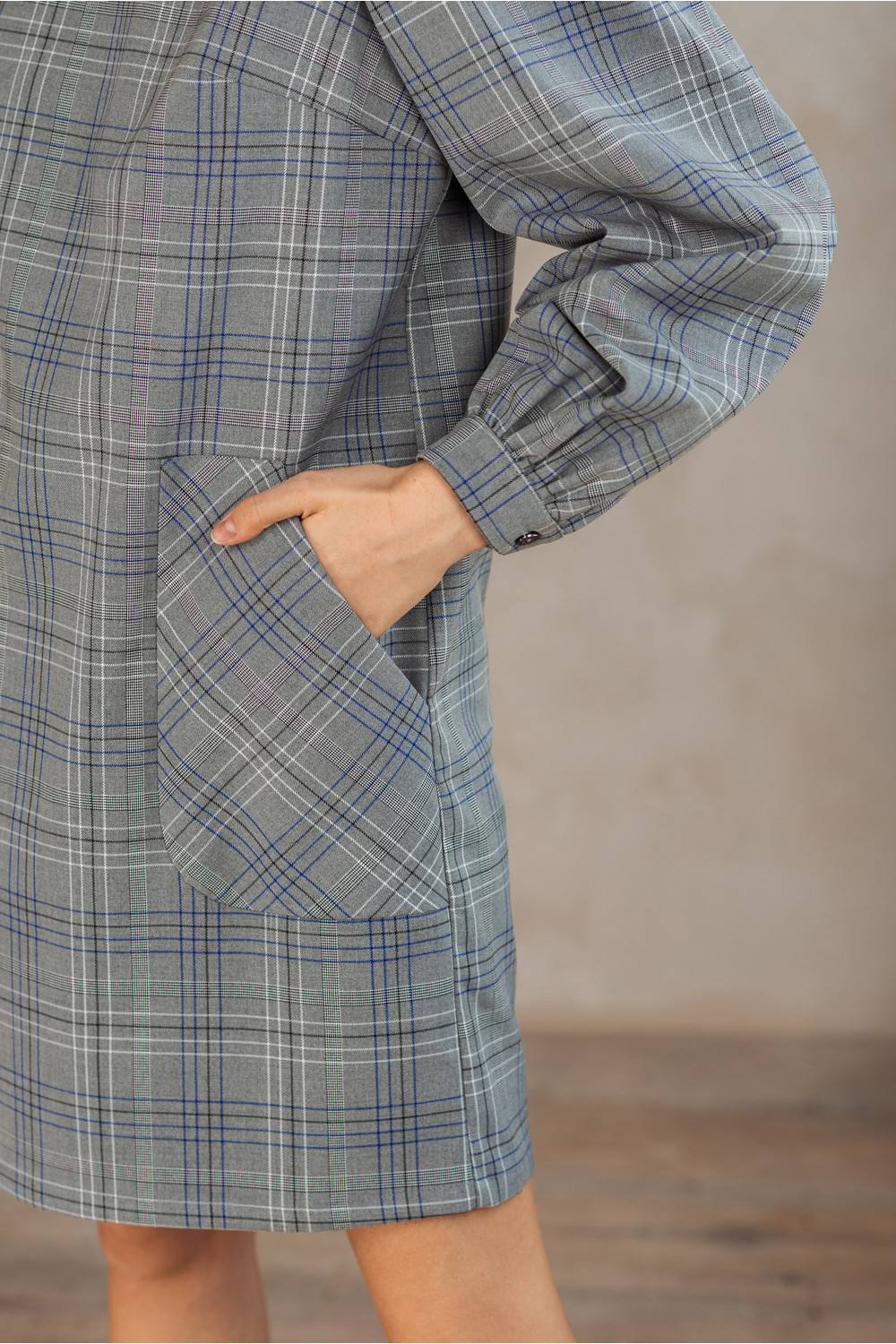 Платье 5971 Серо-голубой