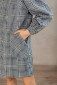 Платье 5971 Серо-голубой