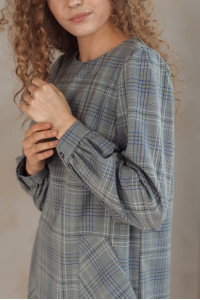 Платье 5971 Серо-голубой