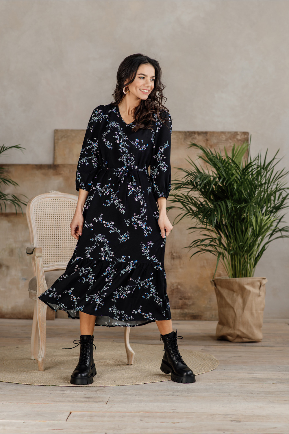 Платье 6005 Черный