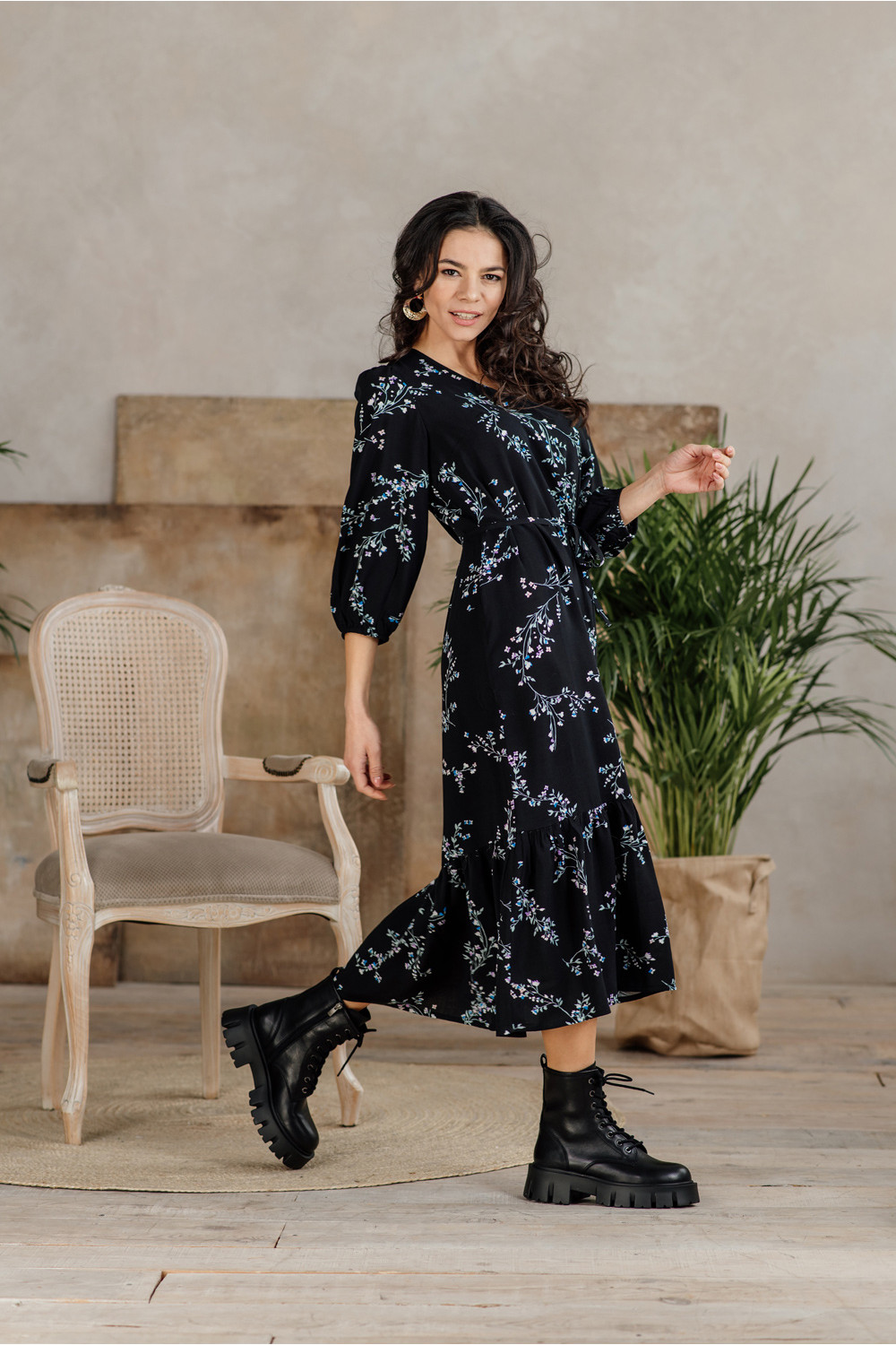 Платье 6005 Черный