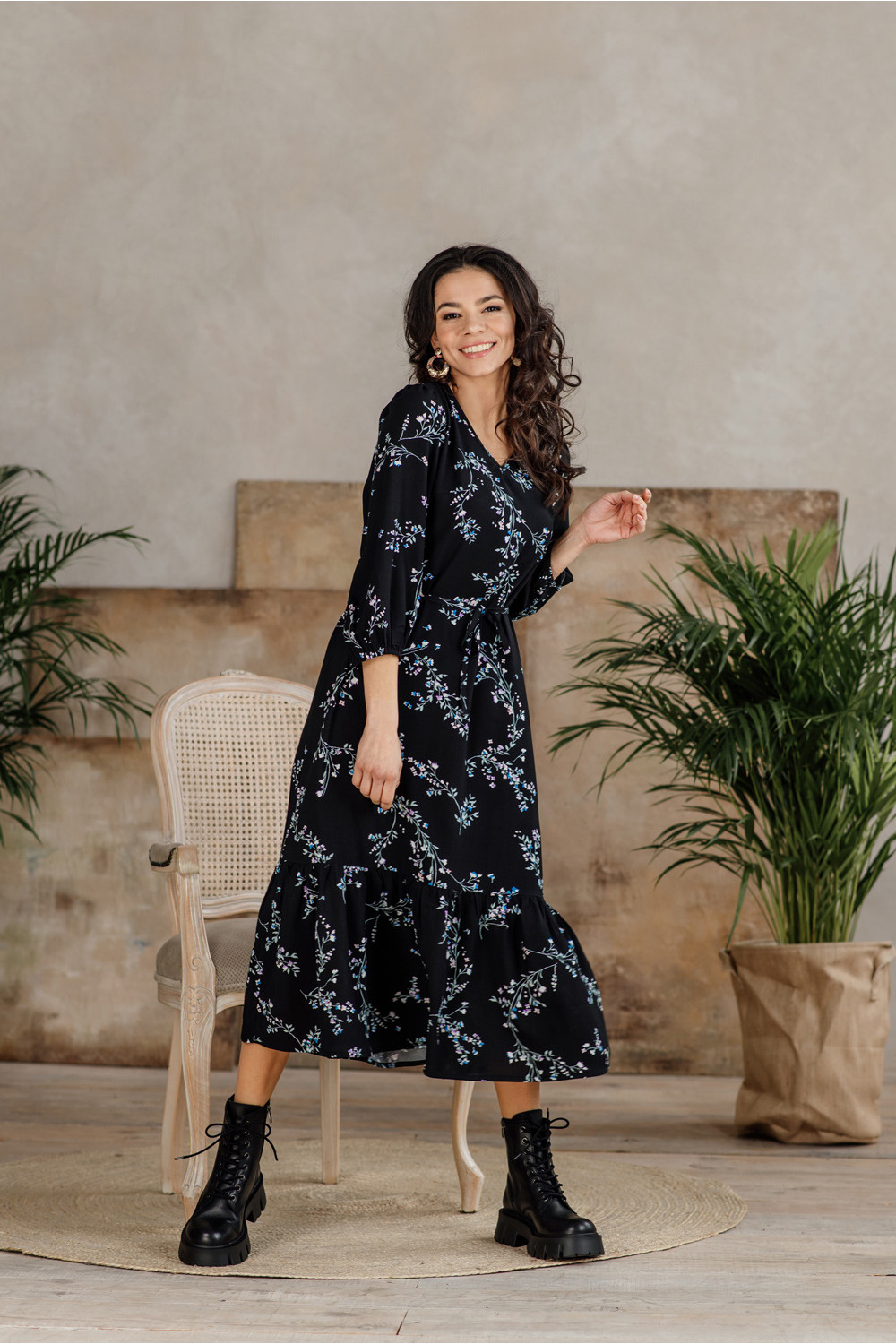 Платье 6005 Черный