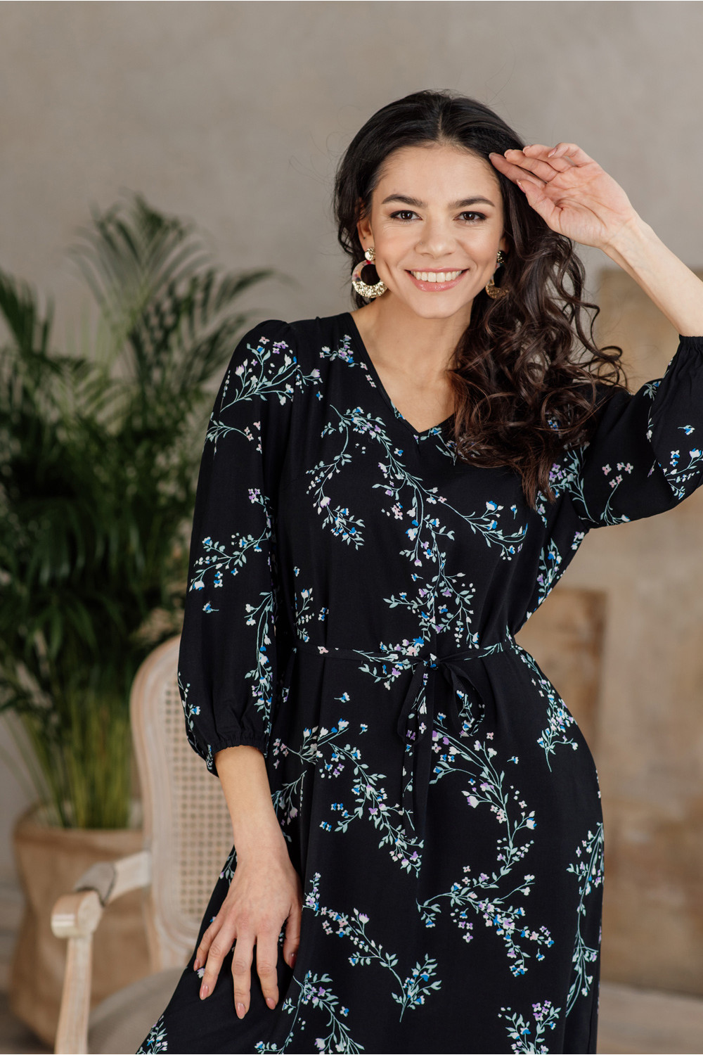 Платье 6005 Черный