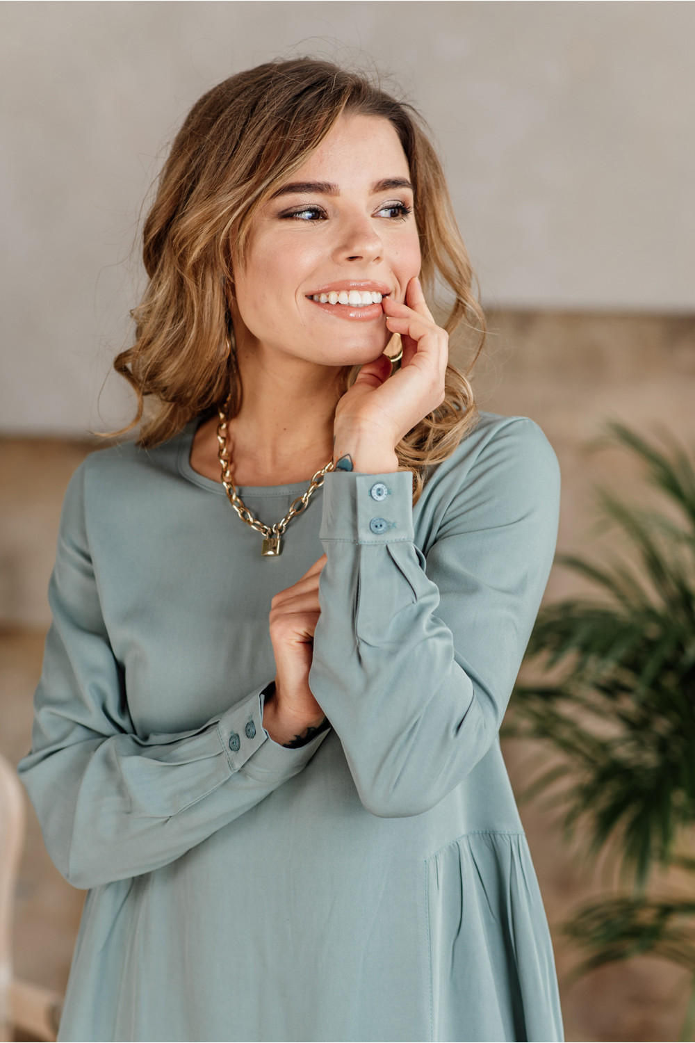 Платье 6011 Шалфей