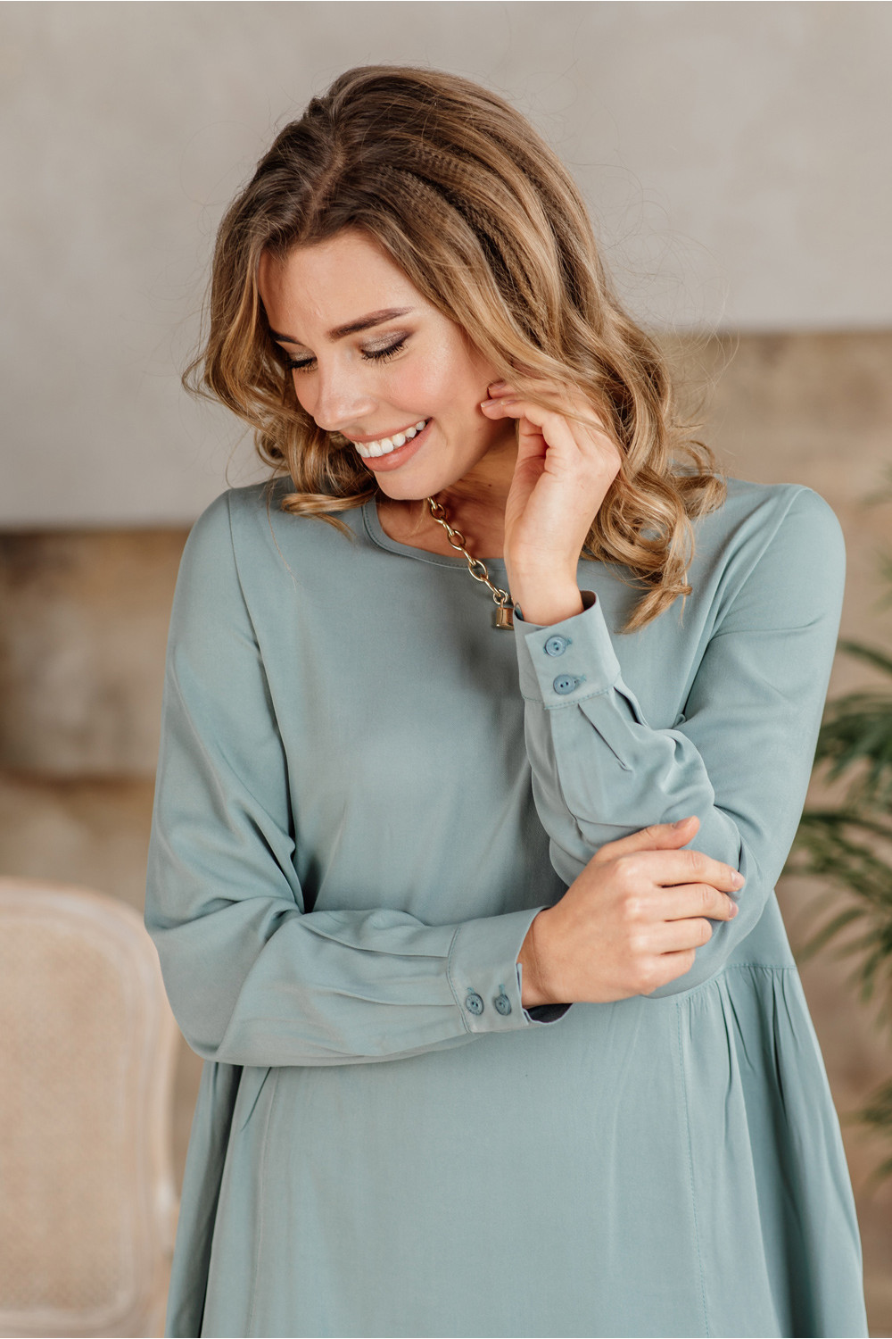 Платье 6011 Шалфей