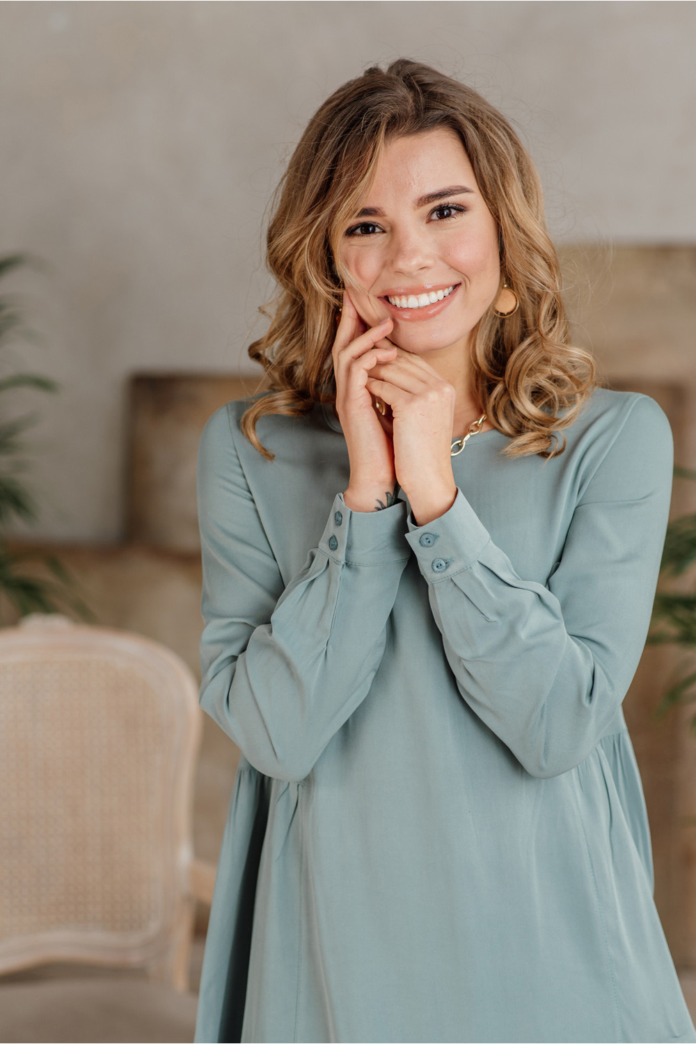 Платье 6011 Шалфей