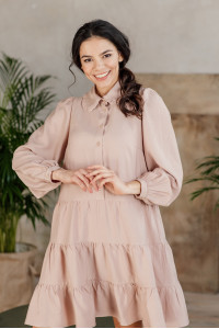 Платье 6012 Бежевый