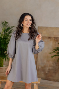 Платье 6013 Серый