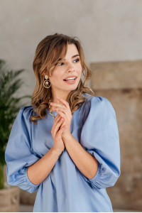 Платье 6013 Голубой