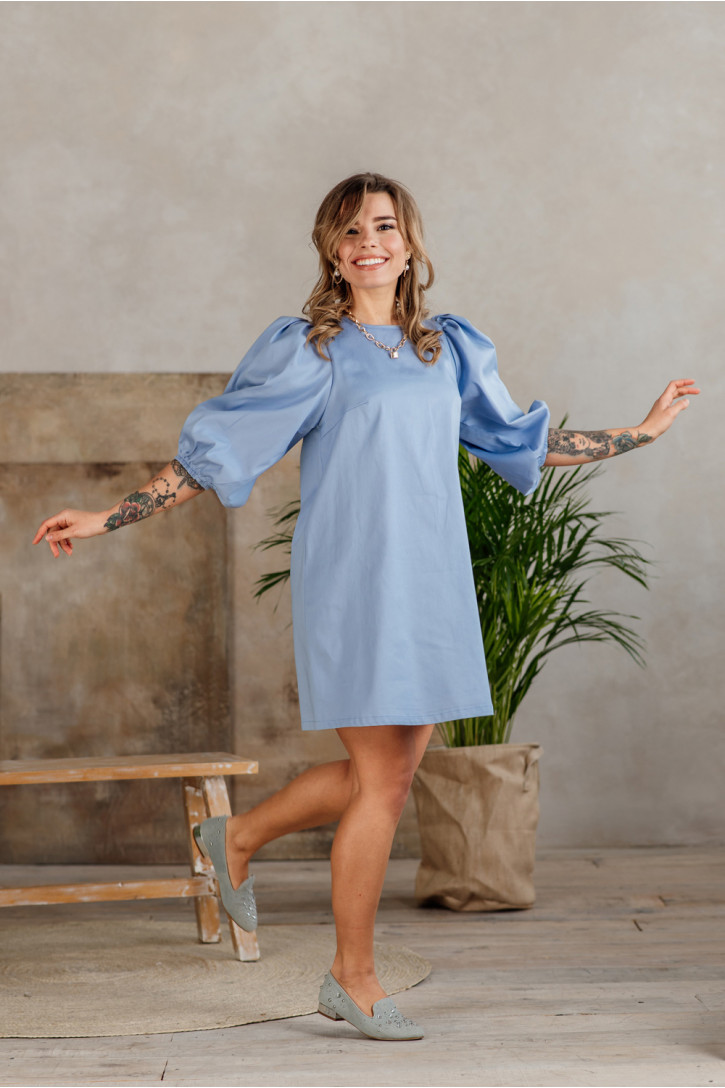 Платье 6013 Голубой