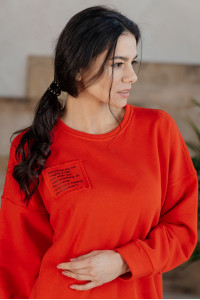 Платье 6017 Оранжевый