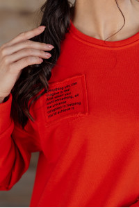 Платье 6017 Оранжевый