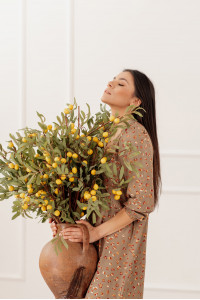 Платье 6005 Бежевый