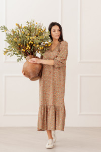 Платье 6005 Бежевый