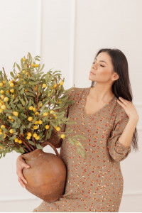 Платье 6005 Бежевый