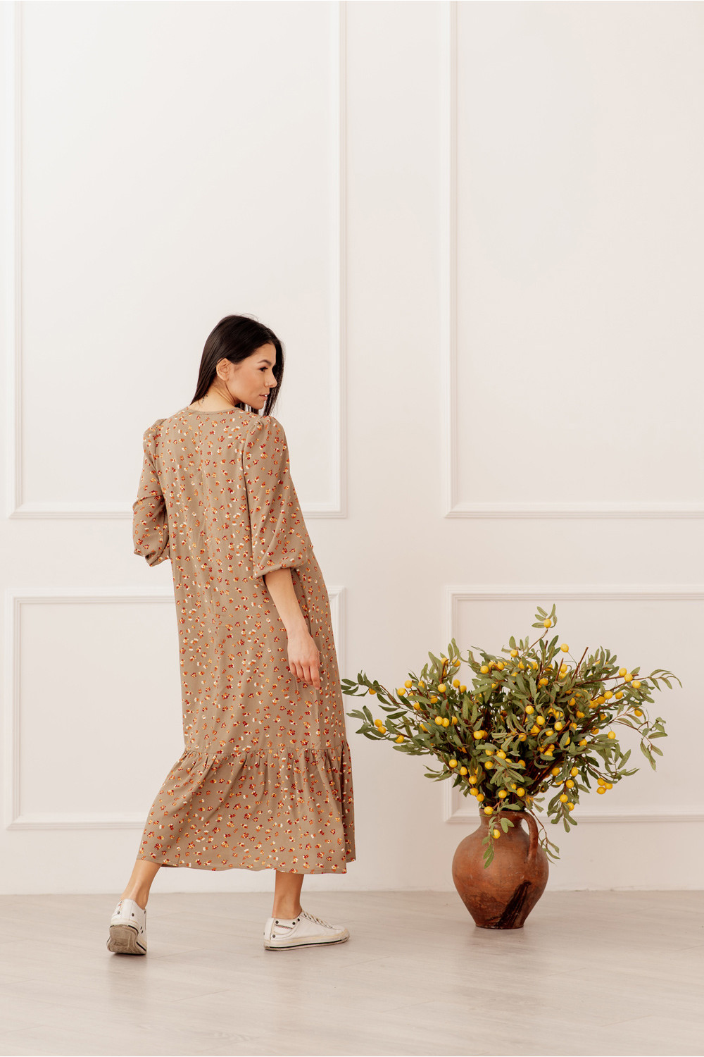 Платье 6005 Бежевый