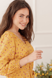 Платье 6005 Желтый