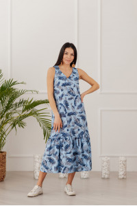 Платье 6043 Голубой