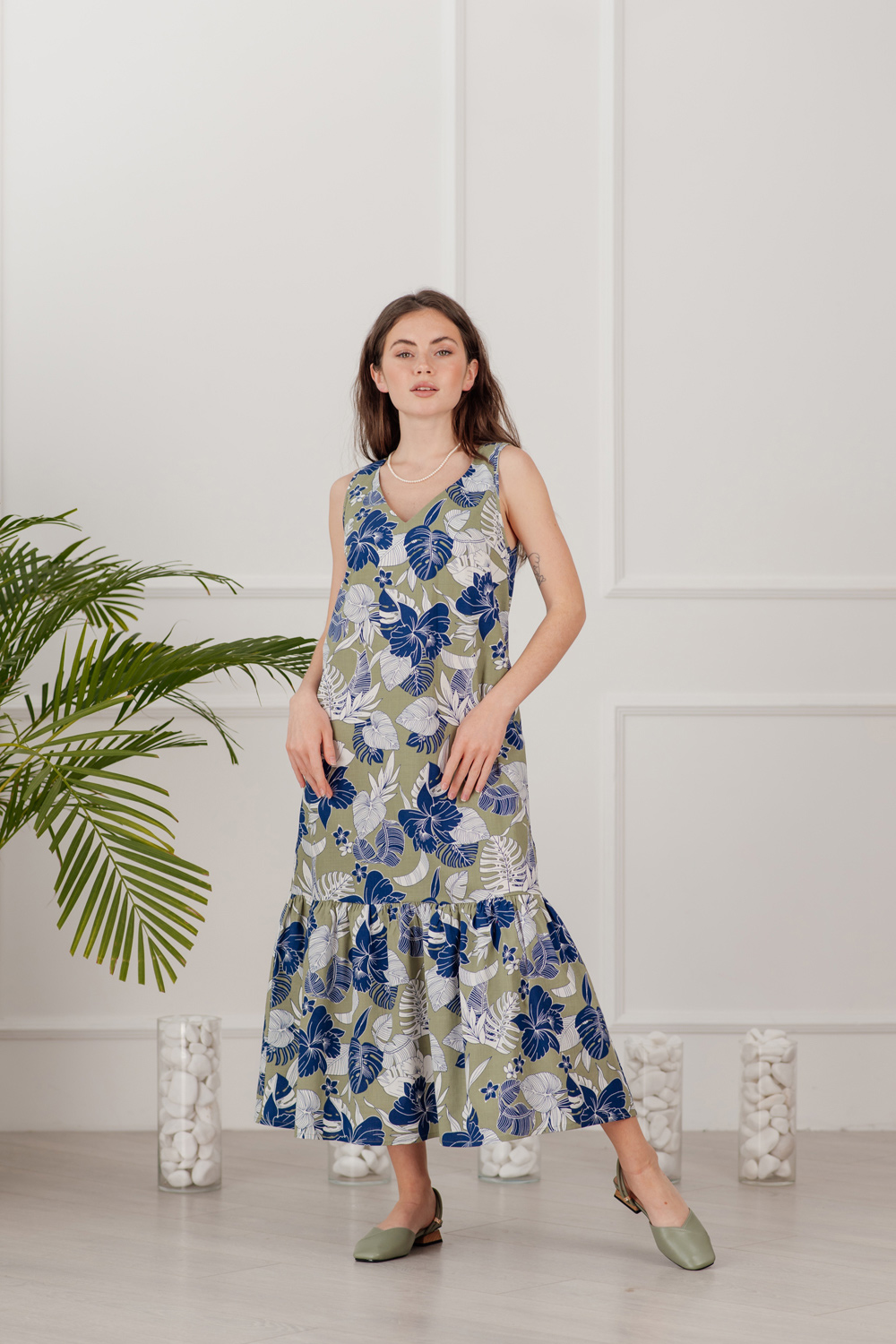 Платье 6043 Хаки