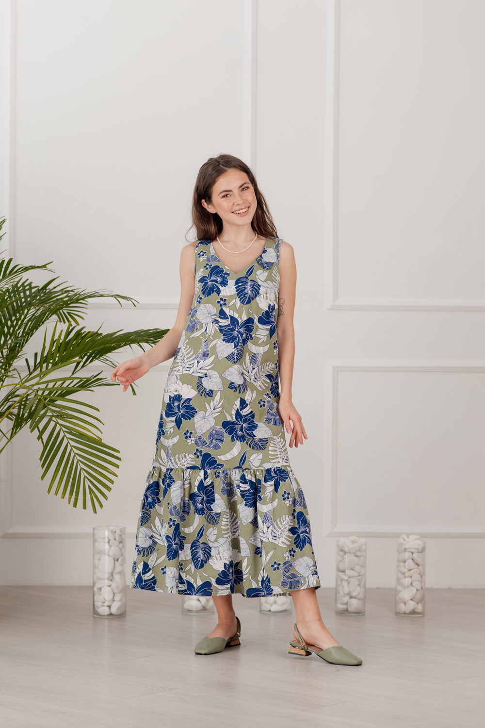 Платье 6043 Хаки