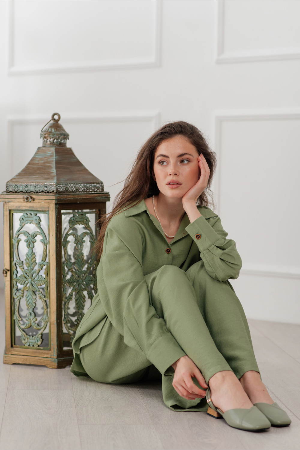 Костюм 6044 Оливковый