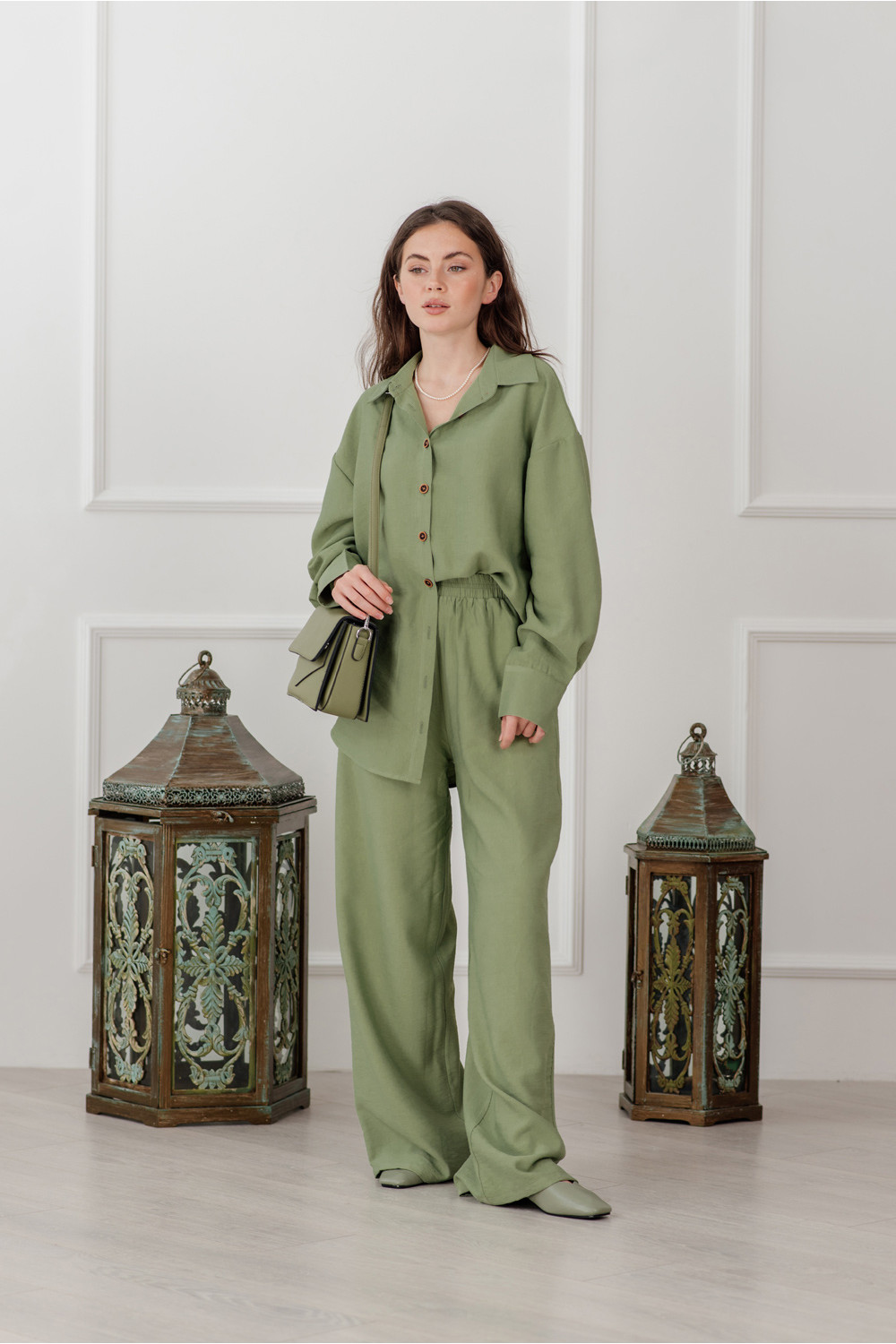 Костюм 6044 Оливковый