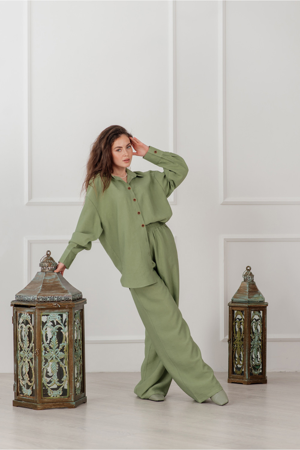 Костюм 6044 Оливковый