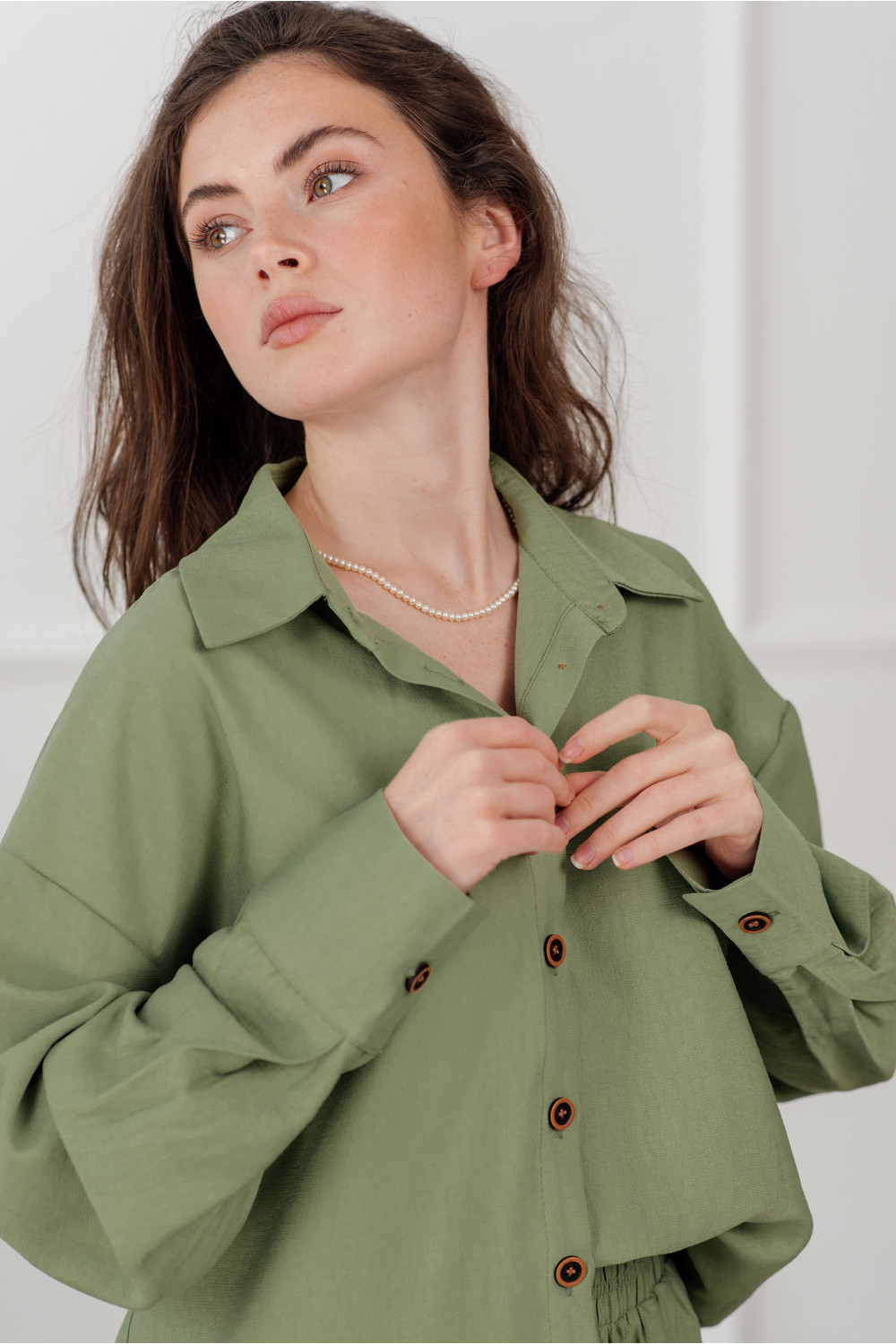 Костюм 6044 Оливковый