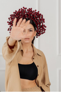 Костюм 6044 Бежевый