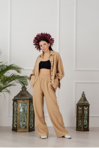 Костюм 6044 Бежевый Бежевый