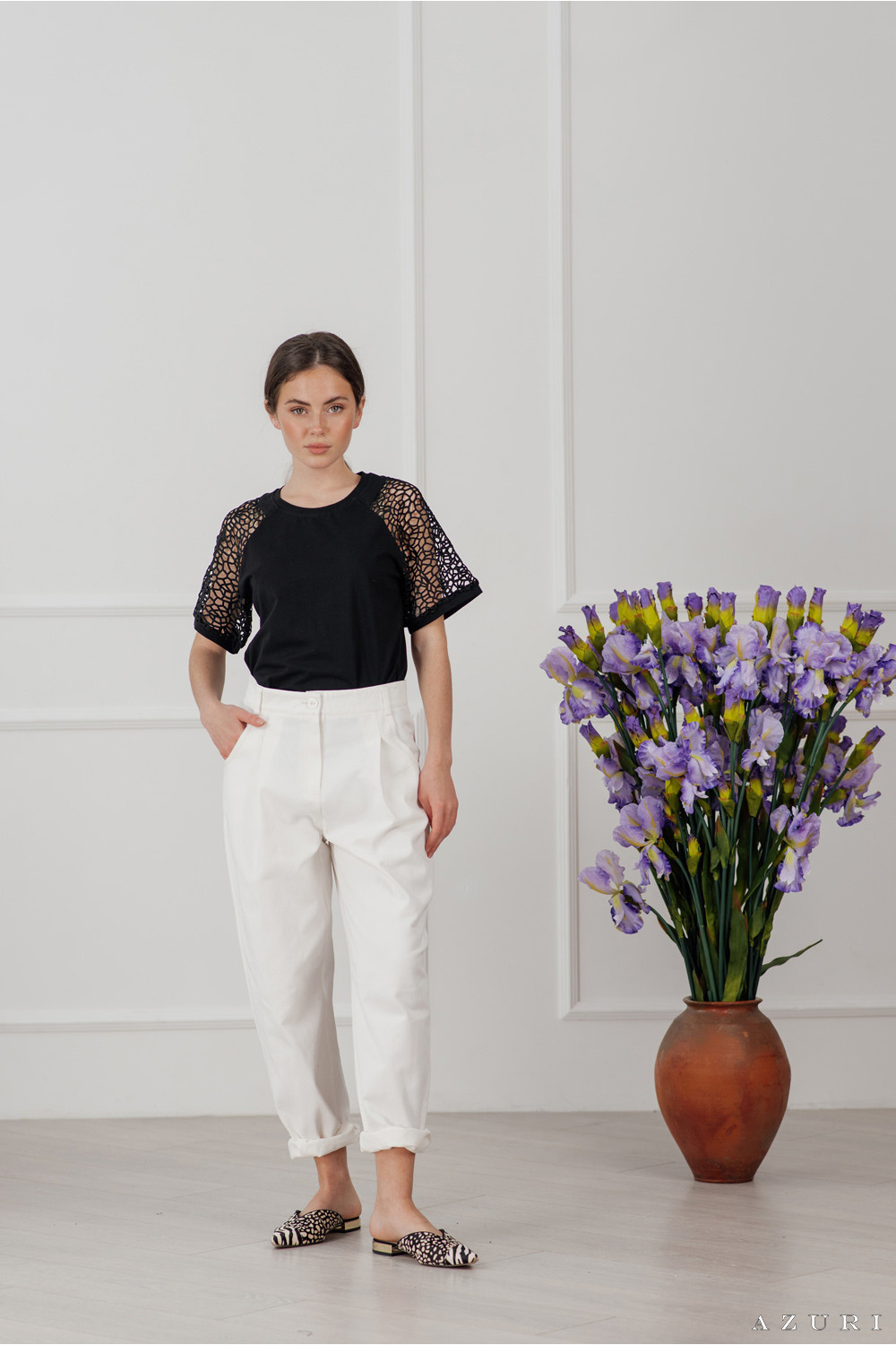 Брюки 6022 Белый