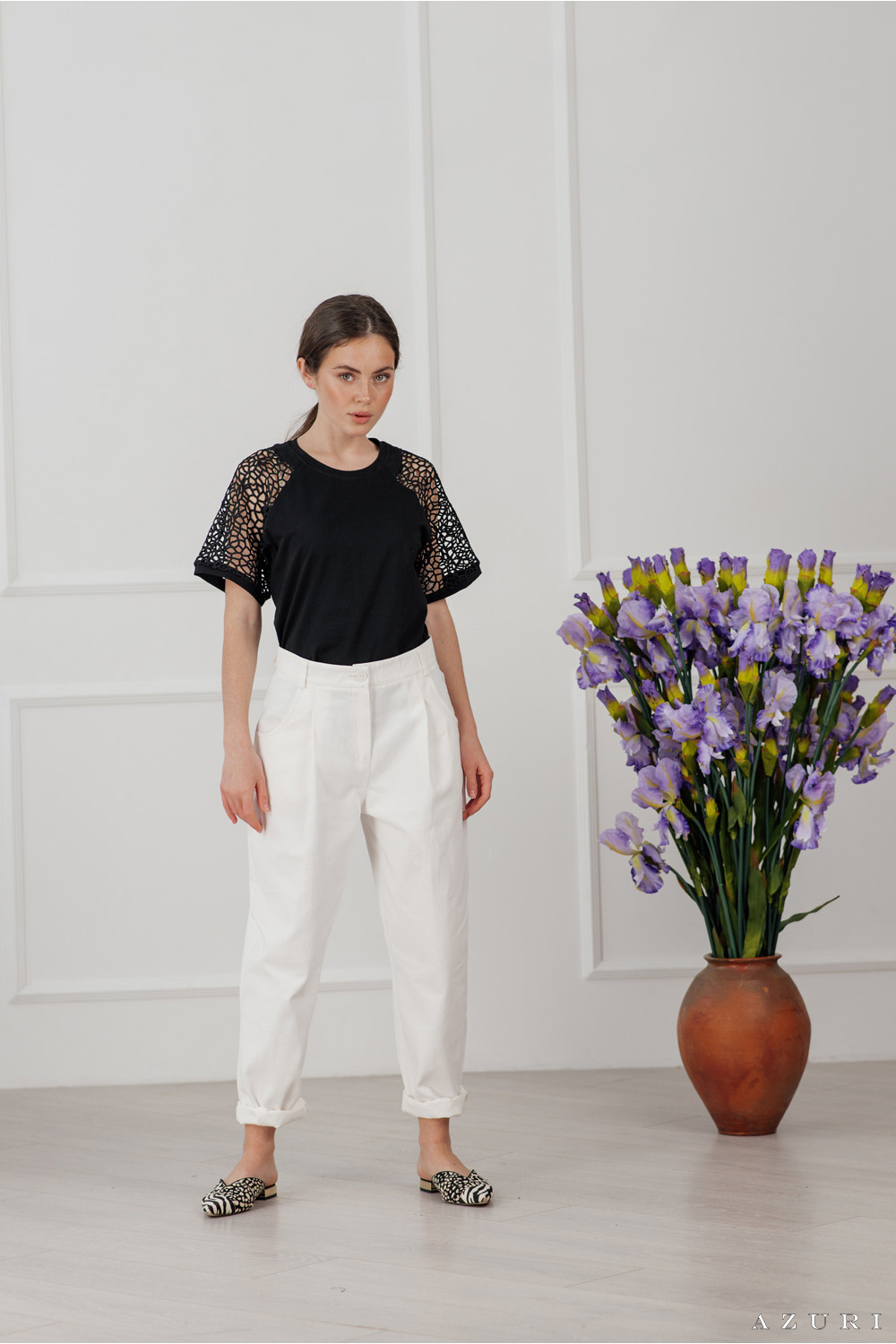 Брюки 6022 Белый