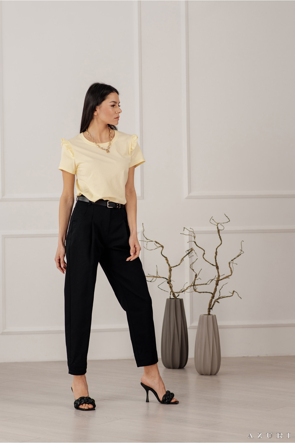 Брюки 6022 Черный