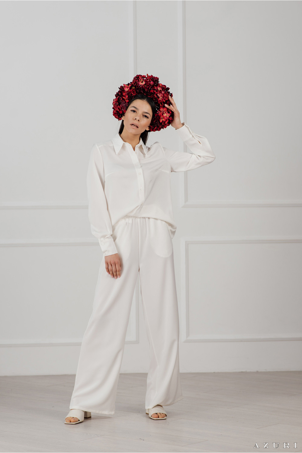 Костюм 6025 Молочный