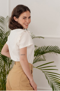 Футболка 6028 Молочный