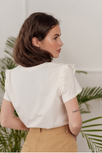 Футболка 6028 Молочный