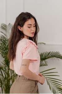 Футболка 6028 Персиковый