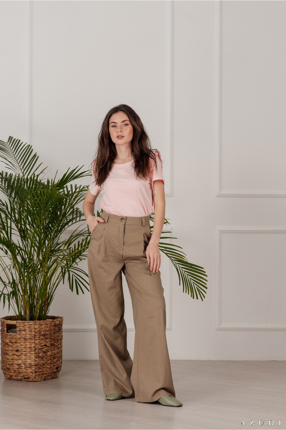 Футболка 6028 Персиковый