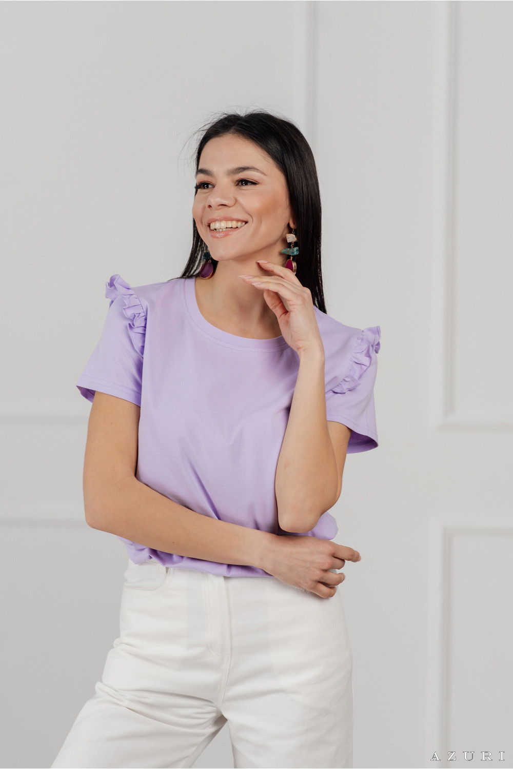 Футболка 6028 Лиловый