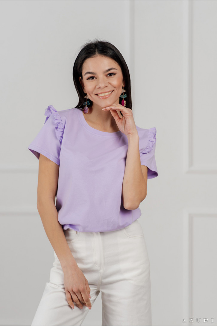 Футболка 6028 Лиловый