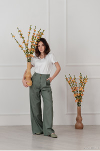 Брюки 6034 Оливковый