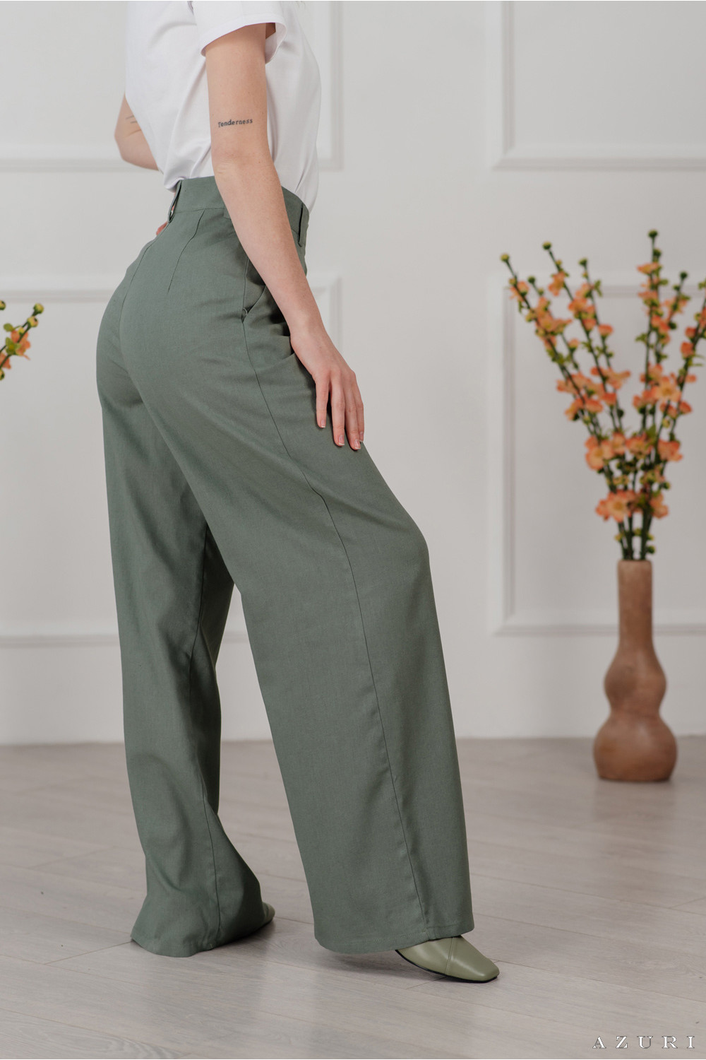 Брюки 6034 Оливковый