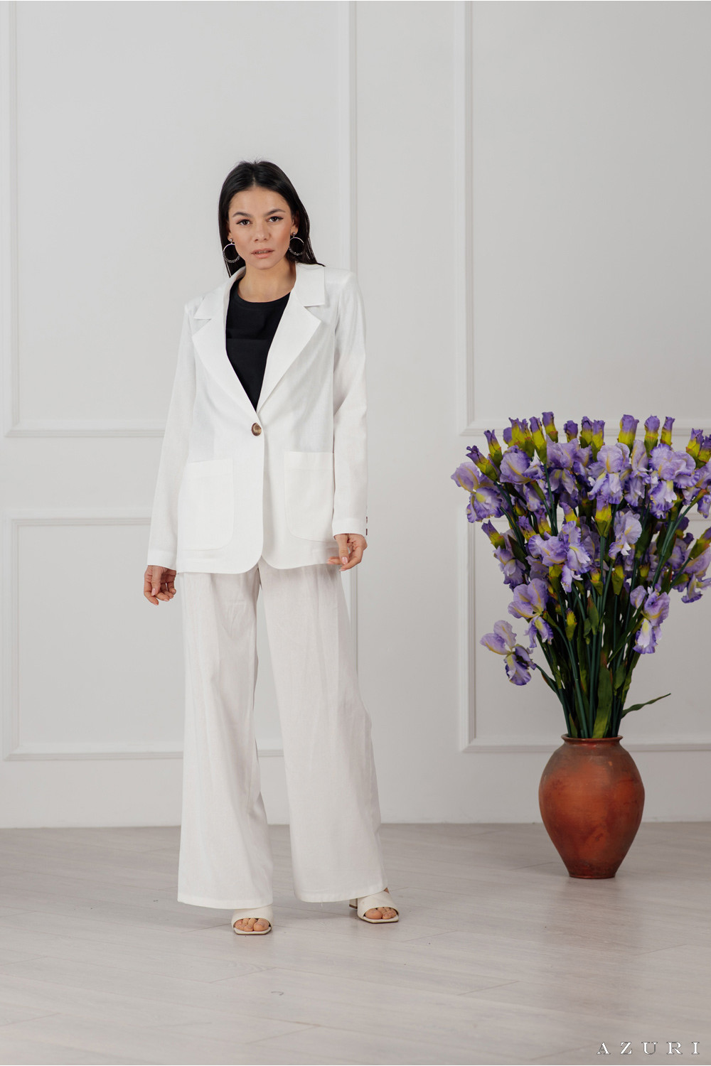 Пиджак 6035 Белый